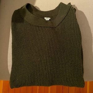 AERIE Forest green oversized sweater
